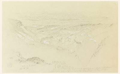 Vallei van El Arabah door Frederic Edwin Church