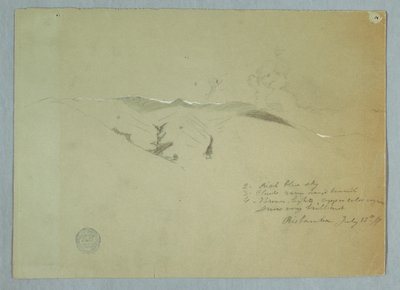 Valleien en Met Sneeuw Bedekte Bergen, Riobamba, Ecuador door Frederic Edwin Church