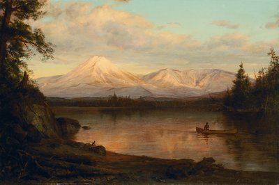 Uitzicht op Mount Katahdin door Frederic Edwin Church