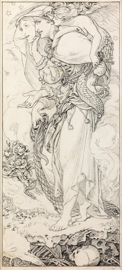 Bedrog voor de Kapel van de Hemelvaart door Frederic James Shields
