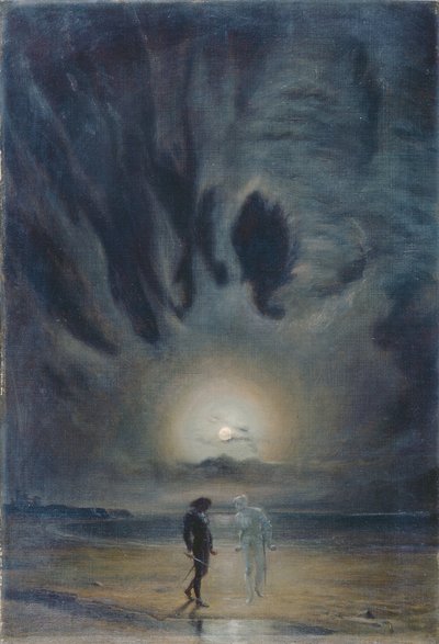 Hamlet en de Geest door Frederic James Shields