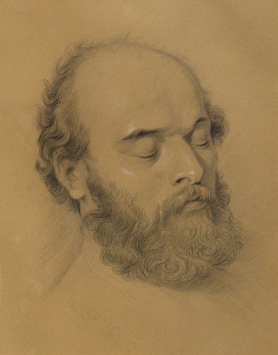 De Dode Rossetti door Frederic James Shields