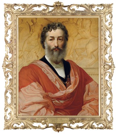 Portret van Frederic Leighton door Frederic Leighton