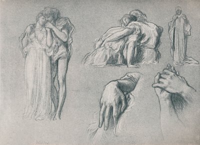 Studies voor Wedded, 1882, 1897 door Frederic Leighton