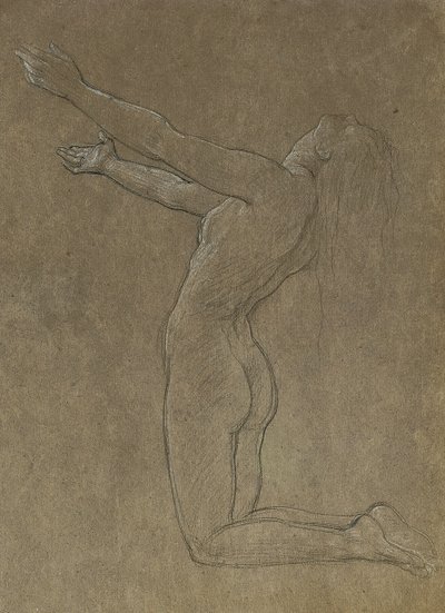 Studie voor Clytie door Frederic Leighton