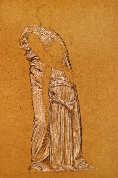 Studie voor de dans door Frederic Leighton