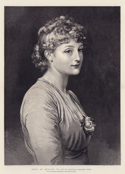 Type schoonheid, VI door Frederic Leighton