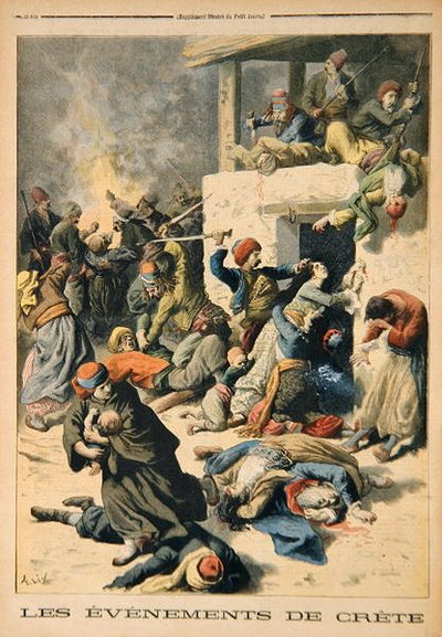 Gebeurtenissen op Kreta, uit "Le Petit Journal", 26 juli 1896 door Frederic Lix