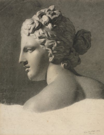 Studie van een Gipsafgietsel (a la bosse) door Frederic Millet