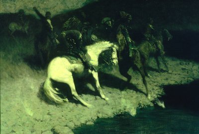 Beschoten, 1907 door Frederic Remington