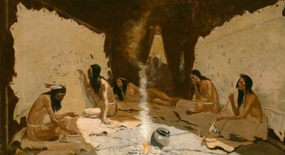 Historici van de stam door Frederic Remington