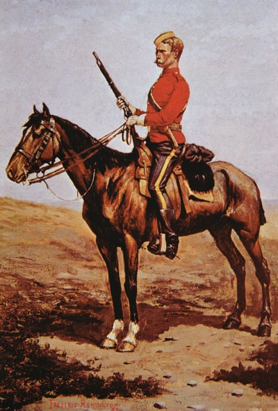 North-West Mounted Police van Canada door Frederic Remington