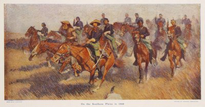 Op de Zuidelijke Vlakte in 1860, pub. 1909 door Frederic Remington