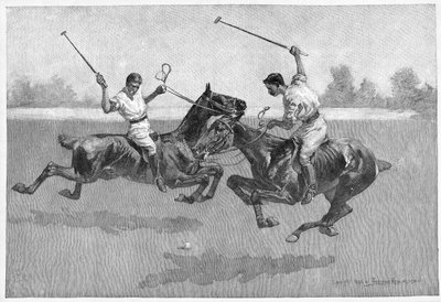 Polo Spelers door Frederic Remington