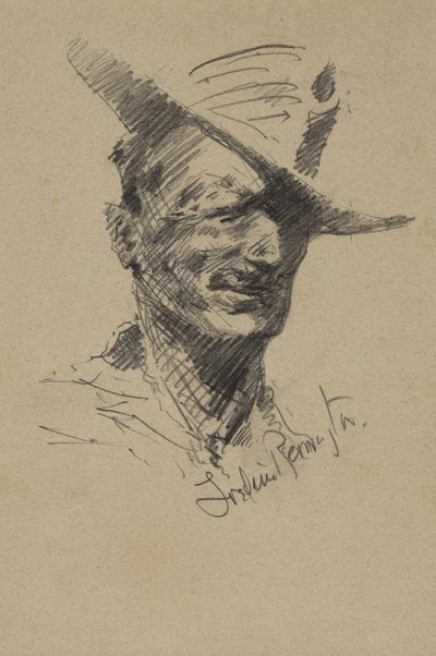 Zelfportret door Frederic Remington