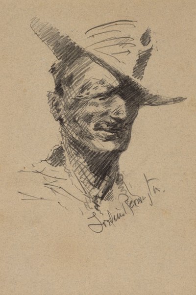 Zelfportret door Frederic Remington