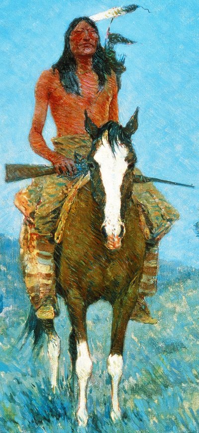 De buitenstaander door Frederic Remington