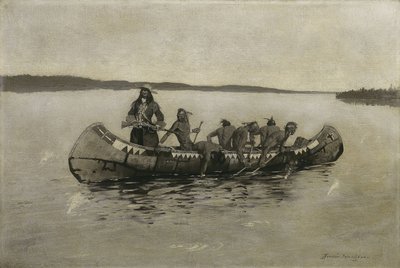 Dit was een fatale inscheping door Frederic Remington
