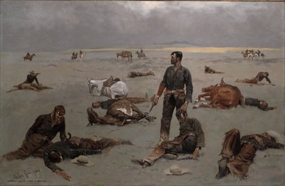 Wat een ongebrande koe heeft gekost door Frederic Remington
