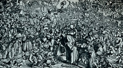 IJdelheid beurs. Uit De Pelgrims Progress Bunyan door Frederic Shields