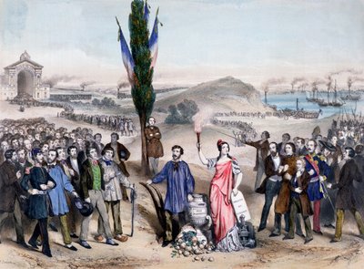 Algemeen kiesrecht, 1850 door Frederic Sorrieu