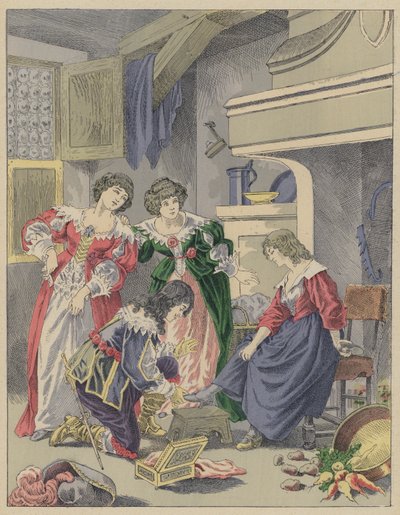 Assepoester door Frederic Theodore (after) Lix