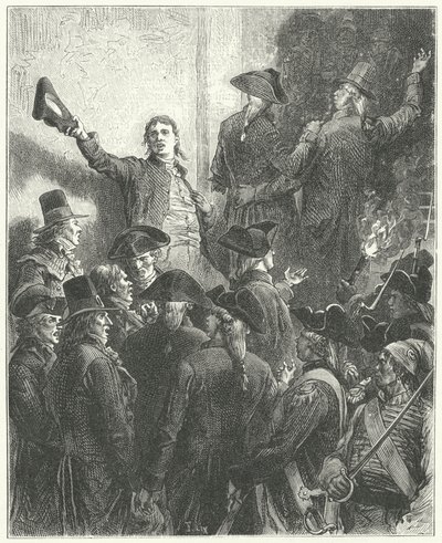 De ondergang van de Girondijnen door Frederic Theodore (after) Lix