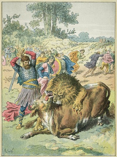 Pepijn de Korte op het Marsveld terras de leeuw door Frederic Theodore Lix