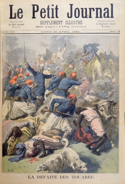 De Nederlaag van de Toearegs, voorpagina van 