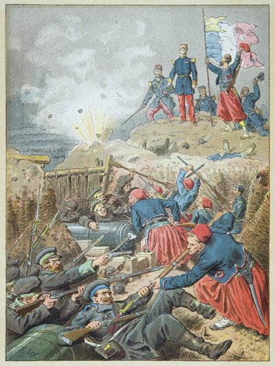 De inname van Malakoff, 8 september door Frederic Theodore Lix