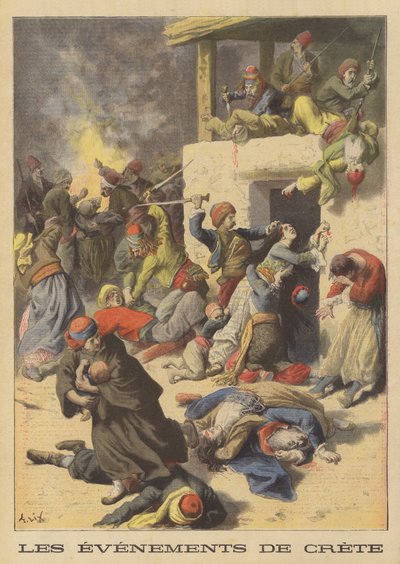 Onrust op Kreta door Frederic Theodore Lix