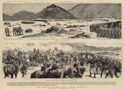De Soedan, de Slag bij Tamasi, 13 maart door Frederic Villiers