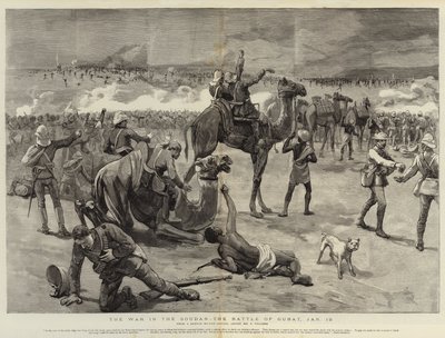 De oorlog in Soedan, de Slag bij Gubat, 19 januari door Frederic Villiers