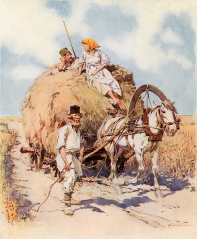 Een zomerdag op het platteland door Frederic de Haenen