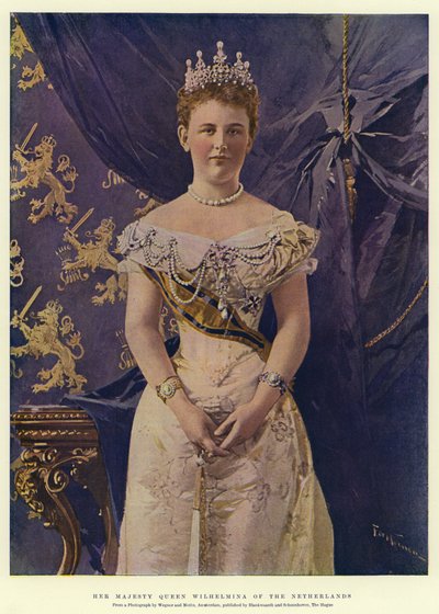 Hare Majesteit Koningin Wilhelmina van Nederland door Frederic de Haenen