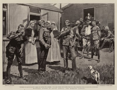 Ziekenhuisscènes in Zuid-Afrika, de Ochtendgorgel door Frederic de Haenen