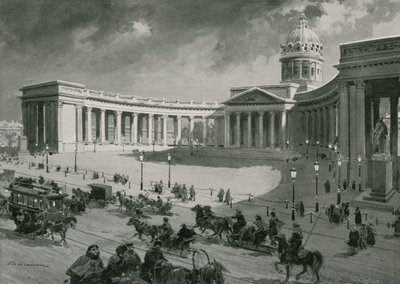 Kazan Kathedraal door Frederic de Haenen