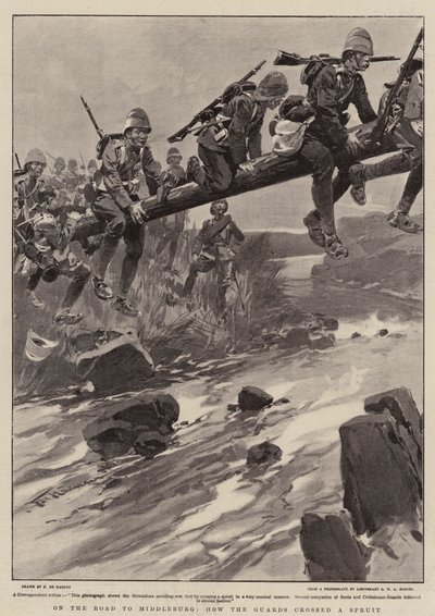 Op weg naar Middleburg, hoe de bewakers een spruit overstaken door Frederic de Haenen