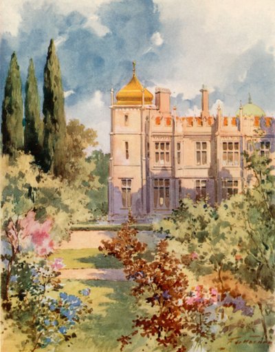 Koninklijk Paleis, Livadia, Krim door Frederic de Haenen