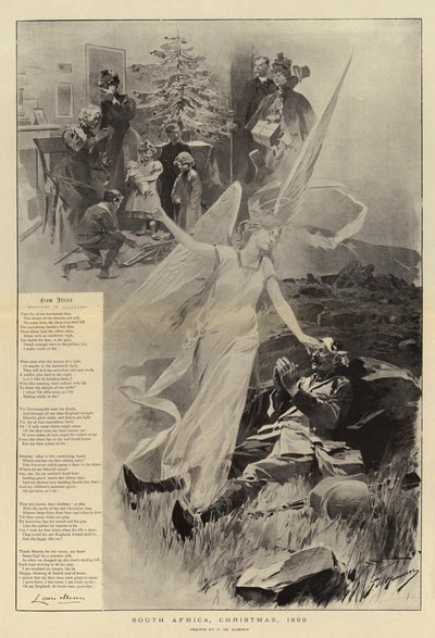 Zuid-Afrika, Kerstmis, 1899 door Frederic de Haenen