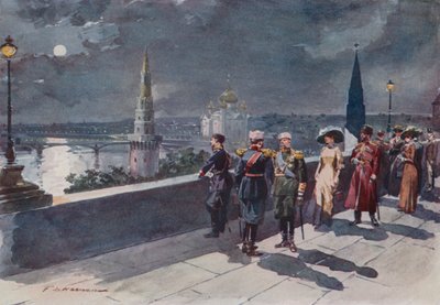 Terras van het Kremlin door Frederic de Haenen