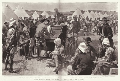 De lichte kant van de oorlog, een duet op de Veldt door Frederic de Haenen