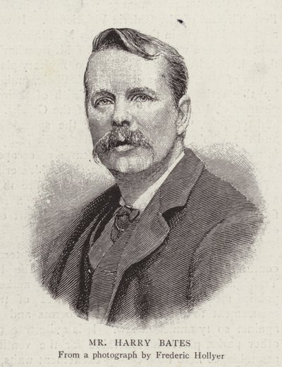 Harry Bates, Britse beeldhouwer door Frederick (after) Hollyer