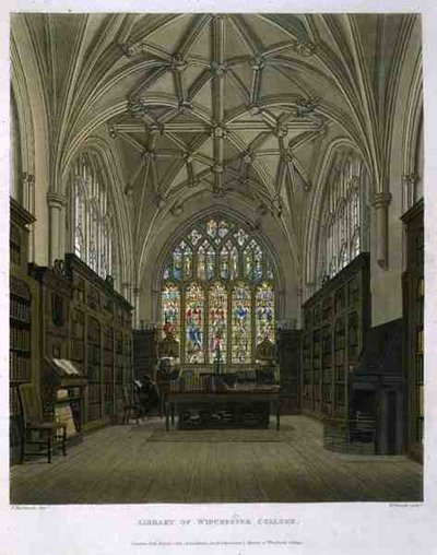 Bibliotheek van Winchester College, uit 
