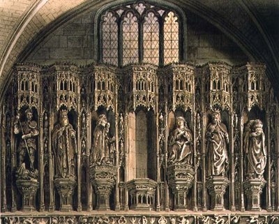 Scherm over de Chantry van Hendrik de Vijfde, plaat O uit 