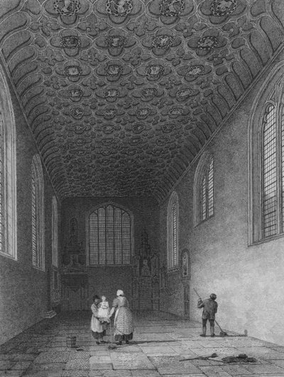 Interieur van de Savoy Kapel, Westminster door Frederick (after) Nash