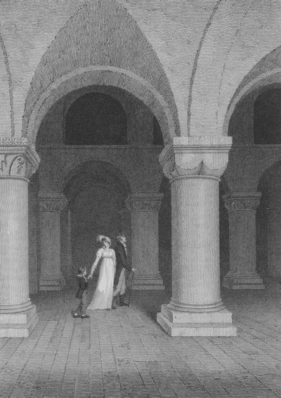 De kapel in de toren, nu het archiefkantoor, Londen door Frederick (after) Nash
