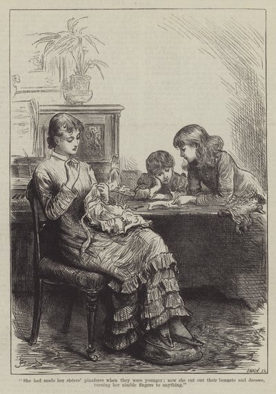 Mensen die ik heb ontmoet, de gouvernante door Frederick (attr. to) Barnard