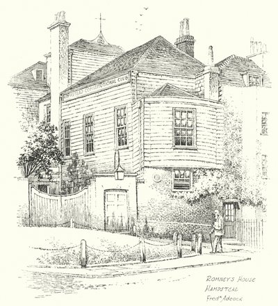 Huis van Romney, Hampstead door Frederick Adcock