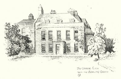The Upper Flask vanaf de Bowling Green door Frederick Adcock